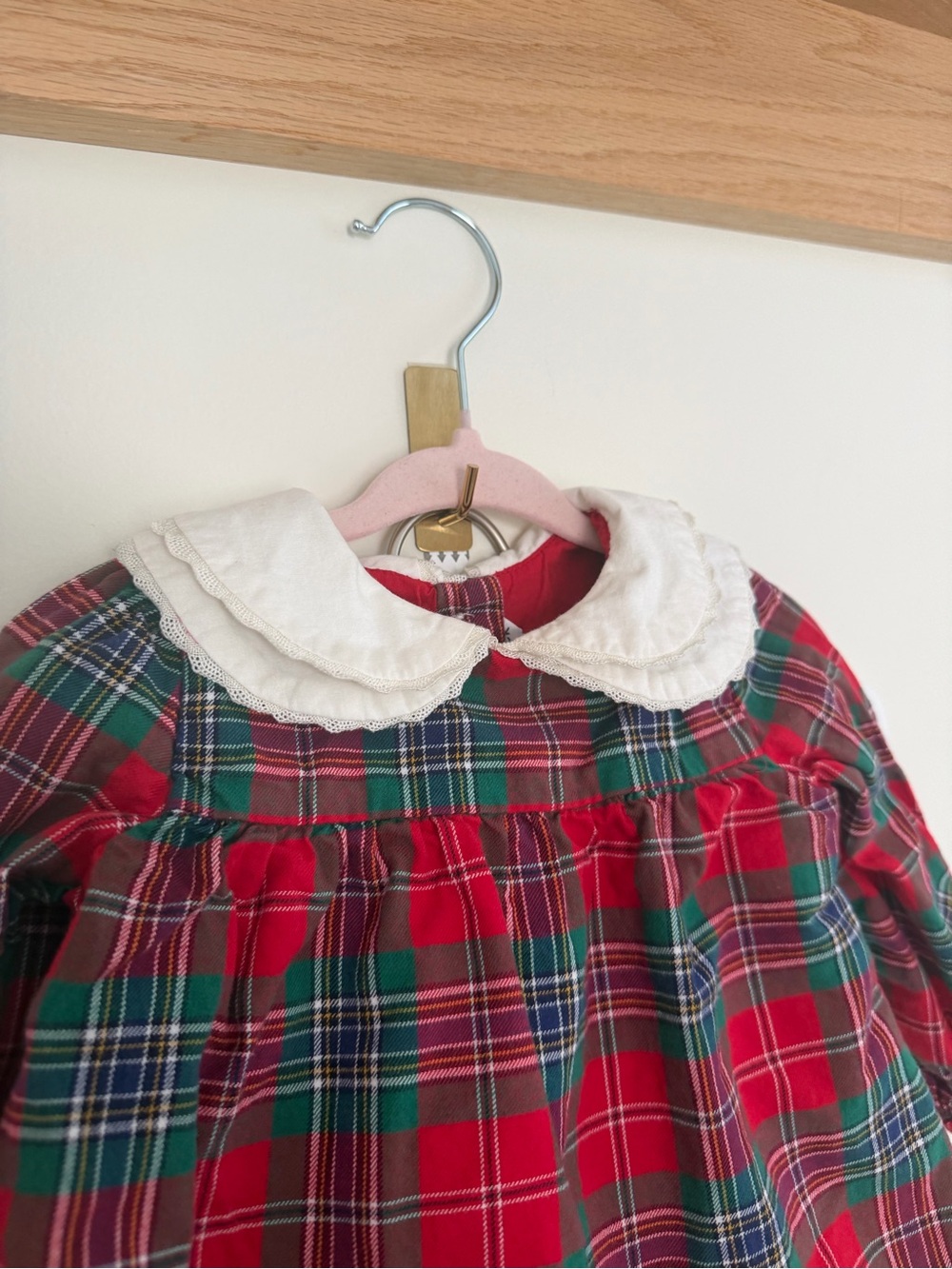 Janie and Jack The Tartan Plaid Holiday Matching Set 12-18 Months - Picture 3 of 8